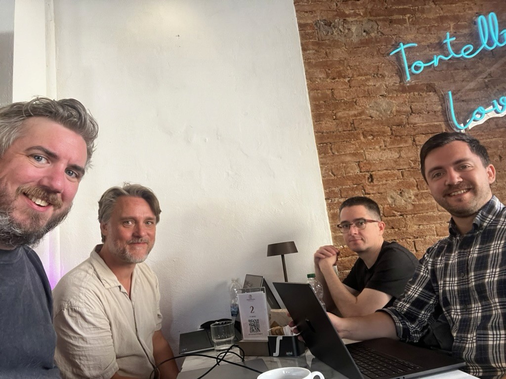 Team members meeting