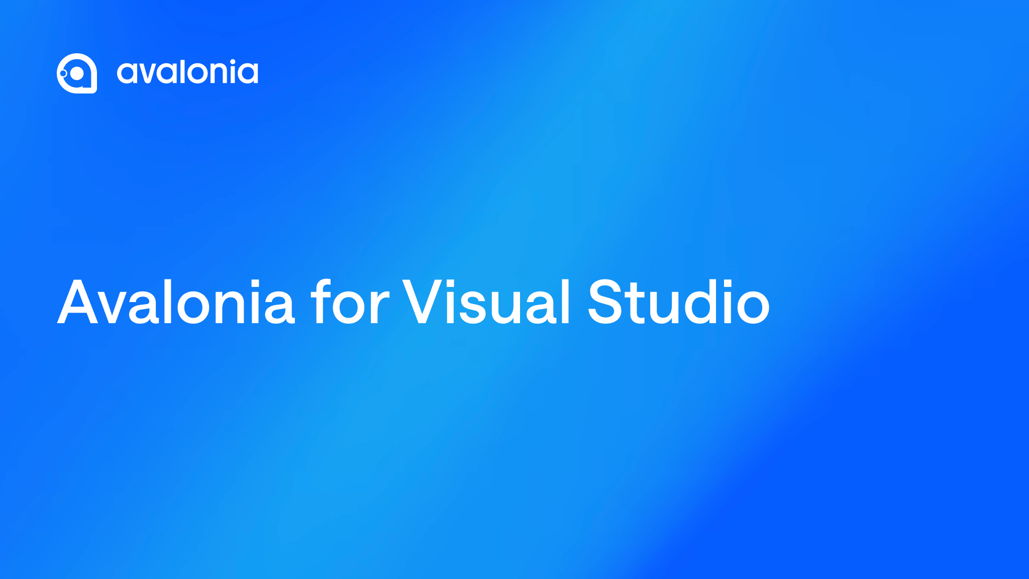 Avalonia for Visual Studio - XAML Designer & Tooling