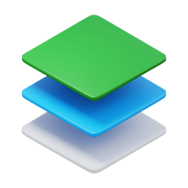 Layered abstraction illustration